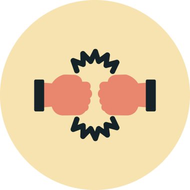 Mücadele Ağı simgesinin vektör illüstrasyonu