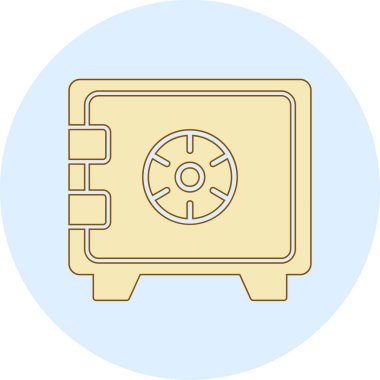 güvenli simge vektör illüstrasyonu 