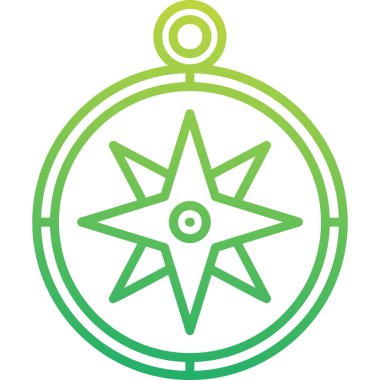 Pusula simgesi vektör resimlemesi 