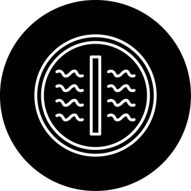 Solunabilir olmayan Kumaş Ağı simgesi, vektör illüstrasyonu