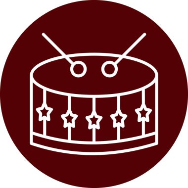 Web simgesi davul, illüstrasyon vektör 