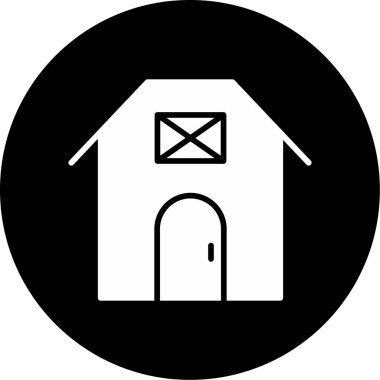 Ev. Web simgesi basit illüstrasyon  