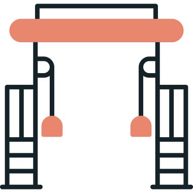 Cable Crossover Web simgesi basit illüstrasyonuName