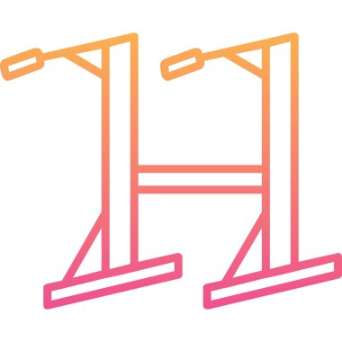 dip çubuğu vektör simgesinin özet çizimi