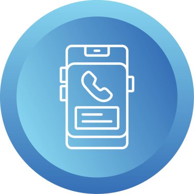 Telefon Defteri simgesi, vektör illüstrasyonu