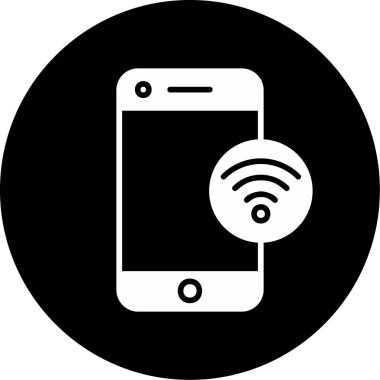 wifi vektör simgesi modern basit illüstrasyon 