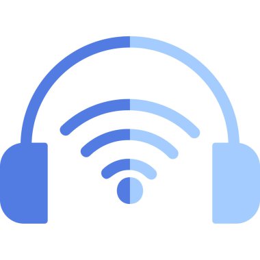 Çevrimiçi Podcast ikon vektör çizimi