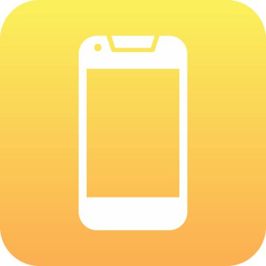 Akıllı telefon. Web simgesi basit illüstrasyon