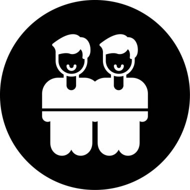 Kuyruk ağ simgesi, vektör illüstrasyonu