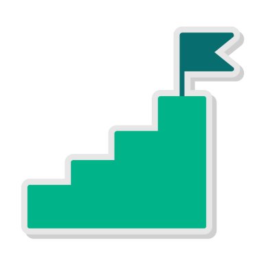 Grafik simgesi vektör illüstrasyonuna ulaşılıyor