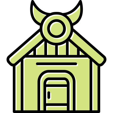 vektör evi oluşturma simgesi, modern tasarım illüstrasyonu 