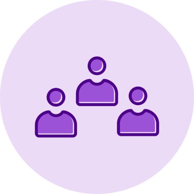 Adaylar web simgesi vektör illüstrasyonu 