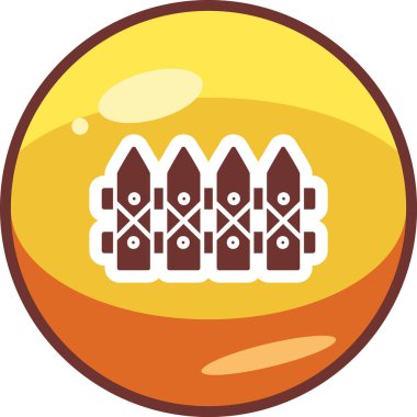 Çitin vektör illüstrasyonu