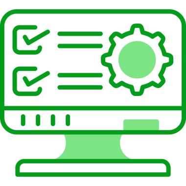 Web simgesi basit illüstrasyon ayarlanıyor