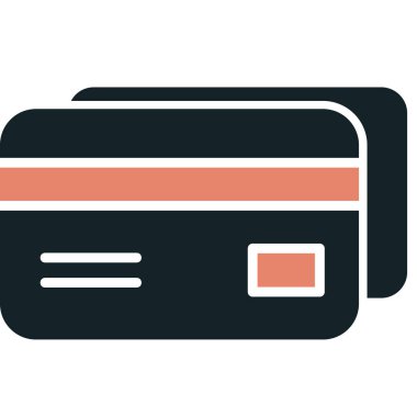 Kredi kartı iyonunun vektör çizimi