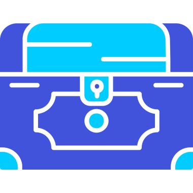 Göğüs simgesi, vektör illüstrasyonu basit tasarım