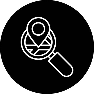 Harita işaretleyici simgesi, konum vektör illüstrasyonu 