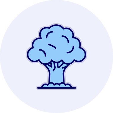 Ağaç. Web simgesi basit illüstrasyon 