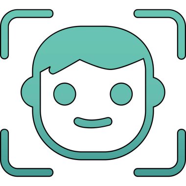 avatar erkek kullanıcı simgesi, yüz kimliği 