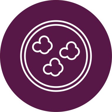 Bulutlar. Web simgesi basit illüstrasyon 