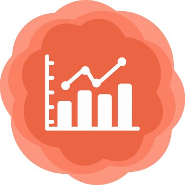 bar çizelgesi simgesi, vektör illüstrasyonu 