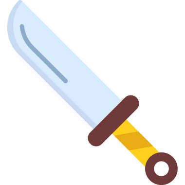 Hançer. Web simgesi basit illüstrasyon 