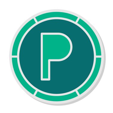 Web simgesi Otopark, illüstrasyon vektör