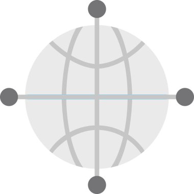 ağ bağlantısı simgesi ana hat biçiminde 