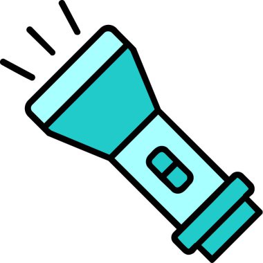 el feneri. Web simgesi basit illüstrasyon