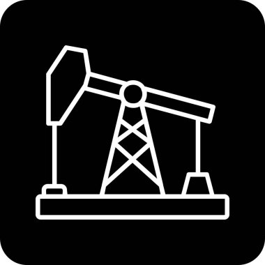 yağ pompası ikon vektör illüstrasyonu 