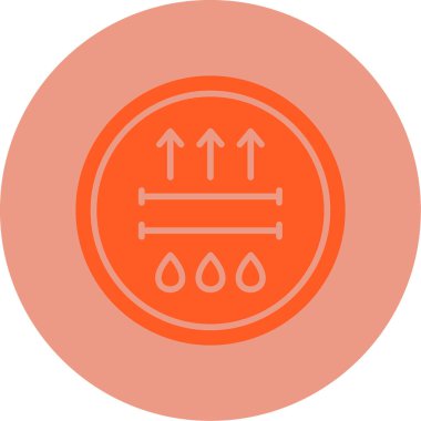 Nem ağ simgesi, vektör illüstrasyonu