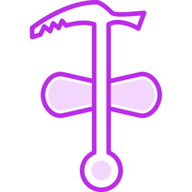 tırmanma baltası. Web simgesi basit illüstrasyon