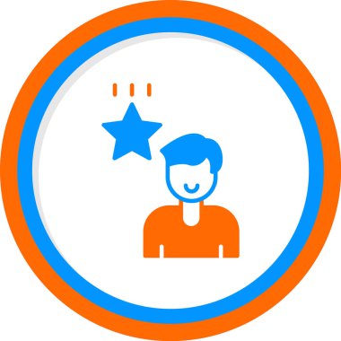 Hırs simgesi, vektör illüstrasyonu 