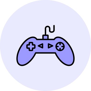 Kontrolör. Web simgesi basit illüstrasyon