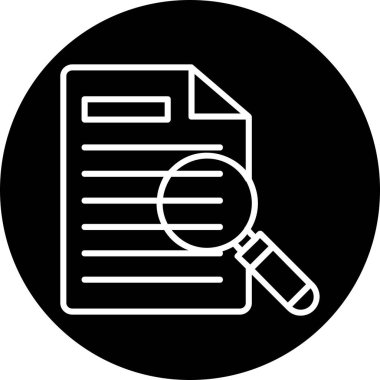 Yazılı kayıtlar ve büyüteçle filoloji kavramı, düz stil vektör illüstrasyonu