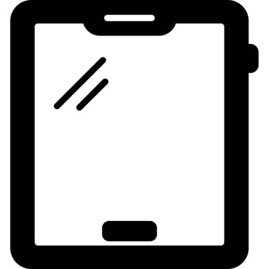 tablet. Web simgesi basit illüstrasyon 