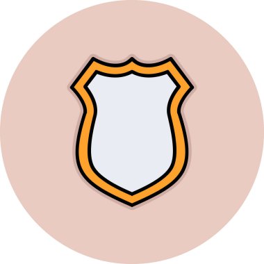 Ağ için koruma kalkanı vektör simgesi 