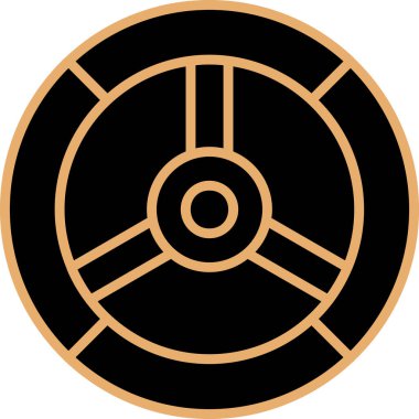 lastik simgesi vektör illüstrasyonu 