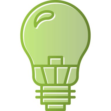 ampul simgesi, vektör illüstrasyonu 