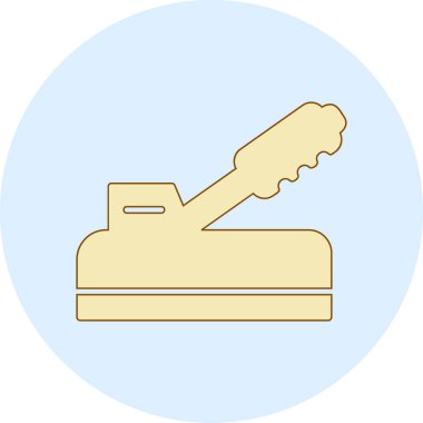 El freni simgesi vektör çizimi