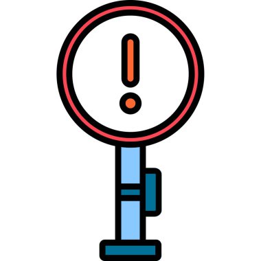 uyarı simgesi vektör illüstrasyonu