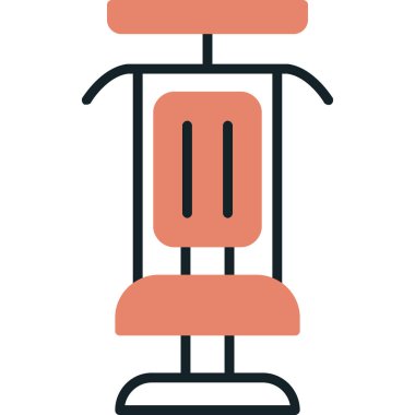 Modern Gym Machine simgesinin vektör çizimi         