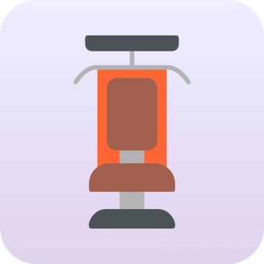 Modern Gym Machine simgesinin vektör çizimi         