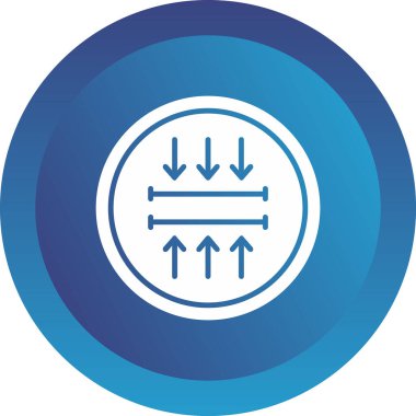 Zayıf. Web simgesi vektör illüstrasyonu