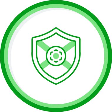 Ağ için koruma kalkanı vektör simgesi 