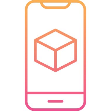 Görüntüde Artırılmış Gerçeklik simgesine sahip akıllı telefon 