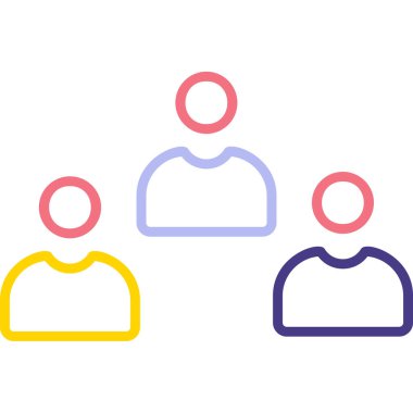 Adaylar web simgesi vektör illüstrasyonu 