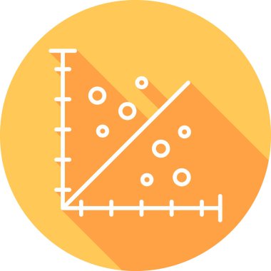 Bağlantılı düz simge, vektör illüstrasyonu 
