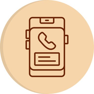 Telefon Defteri simgesi, vektör illüstrasyonu