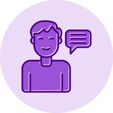 Tavsiye Ağı simgesi basit illüstrasyon